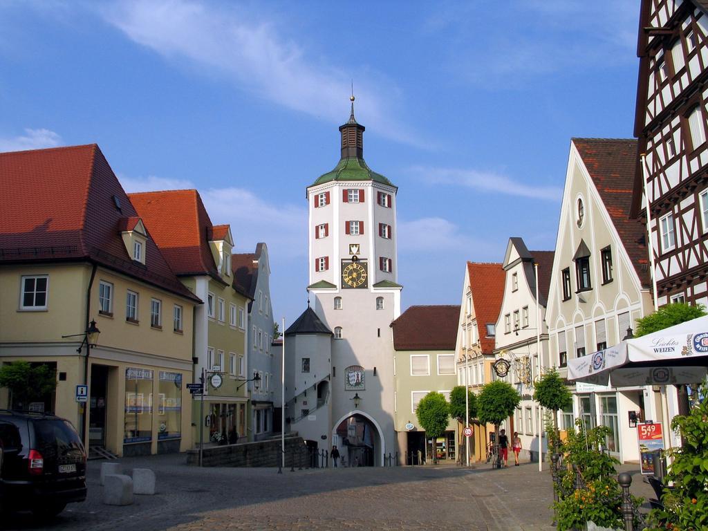 Hotel Brauereigasthof Zur Muenz Seit 1586 Günzburg Esterno foto